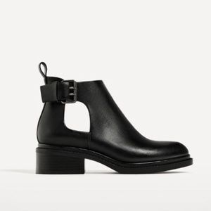 Zara Open Ankle Boots